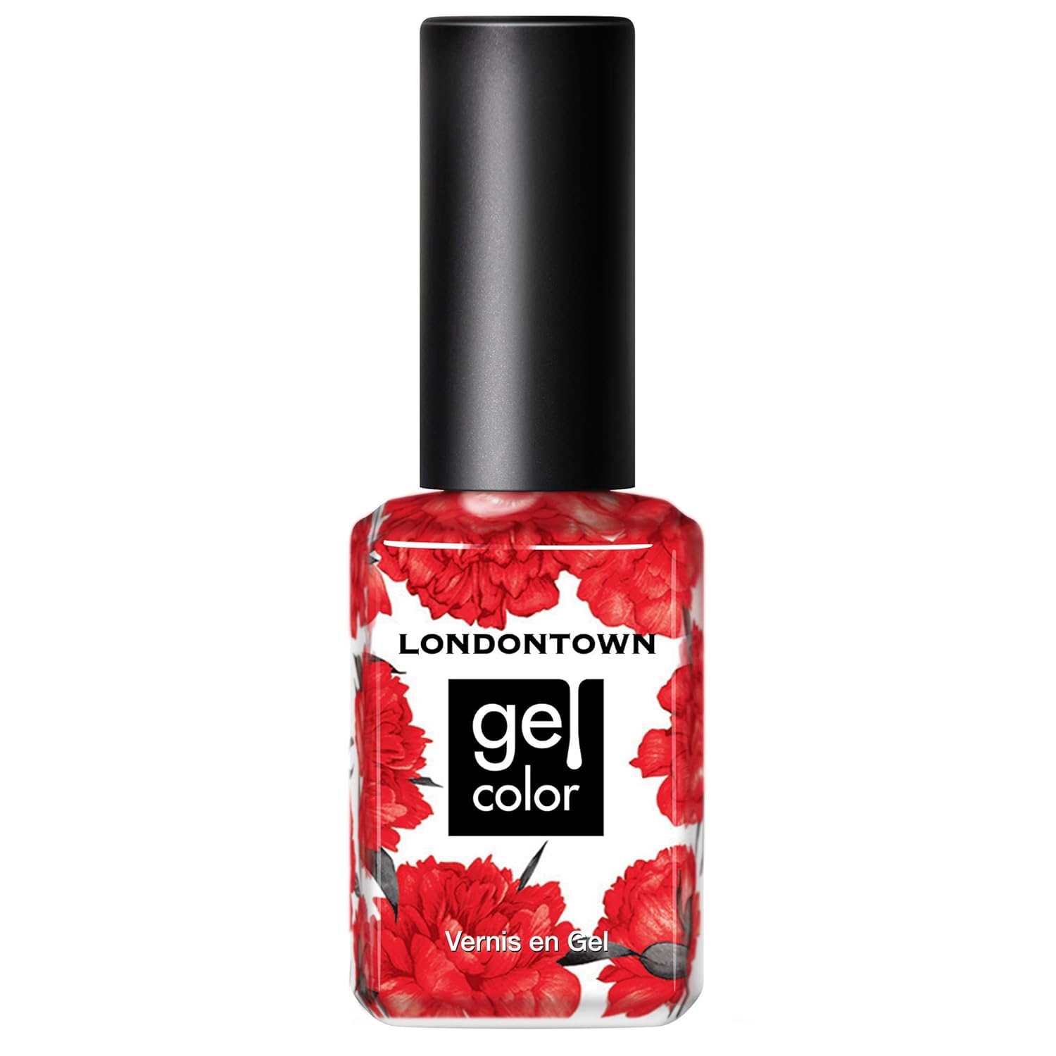 LONDONTOWN UV/LED Gel Nail Polish - Shiny Shimmery Red Orange LONDONTOWN UV/LED Gel Nail Polish - Long Lasting, Chip Resistant High Shine Color - Glossy Shimmery Red Orange, 12ml/.40fl oz