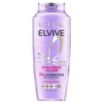 L'Oreal Paris Elvive Hyaluron Plump Hydrating Shampoo for Dehydrated, Dry Hair Infused with Hyaluronic Acid Care Complex, Paraben-Free, 12.6 Fl Oz
