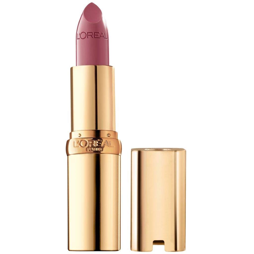 L'Oreal Paris Saucy Mauve Hydrating Satin Lipstick with Argan Oil L'Oreal Paris Colour Riche Original Creamy, Hydrating Satin Lipstick with Argan Oil and Vitamin E, Saucy Mauve , 1 Count