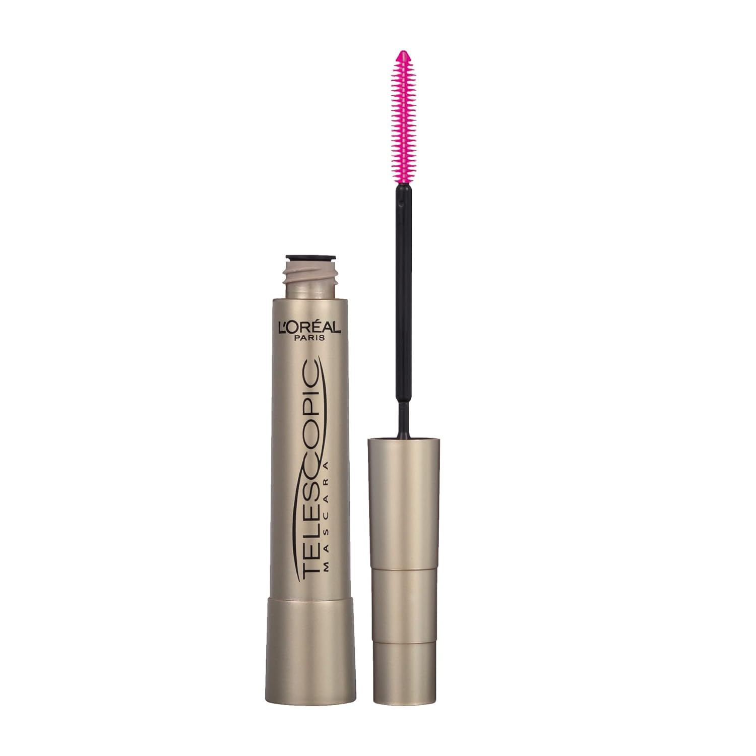 L’Oréal Paris Telescopic Mascara: Lengthening, Separating, Washable, Black Brown L’Oreal Paris Makeup Original Telescopic Mascara, Separating Mascara Volume and Length Formula, Washable, Black Brown, 0.27 Fl Oz., 1 Count