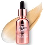 LUMINESS Liquid Mirage Color Changing Foundation for Mature Skin, Skincare-Infused Makeup with Hyaluronic Acid & Vitamin E, Hydrating Liquid Foundation & Concealer Hybrid, Hypoallergenic (Medium)
