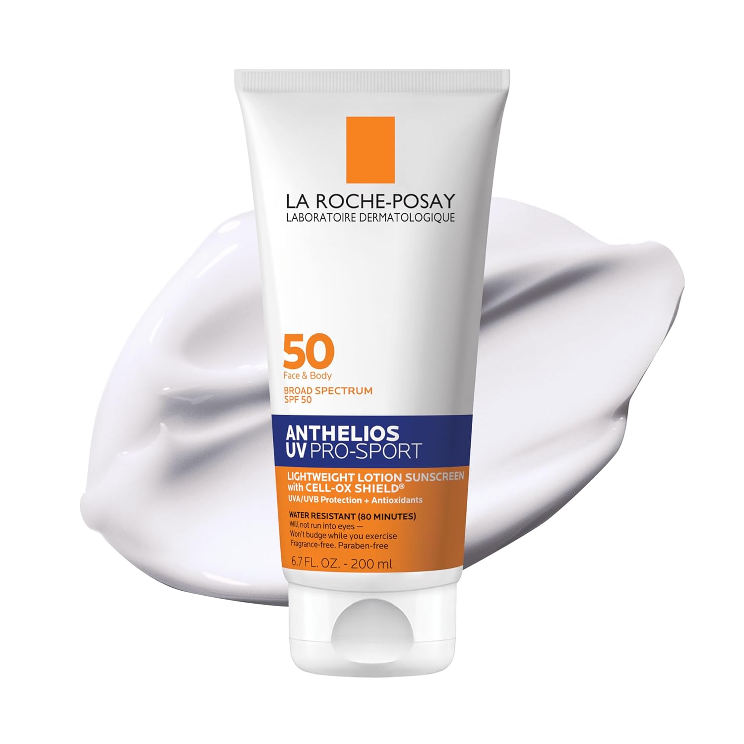 La Roche-Posay Anthelios UV Pro-Sport Sunscreen: Lightweight, Water-Resistant Protection. La Roche-Posay Anthelios UV Pro-Sport Sunscreen for Face & Body, Water & Sweat Resistant, Invisible Broad Spectrum Sunscreen, Lightweight & Breathable Skin Sun Protection