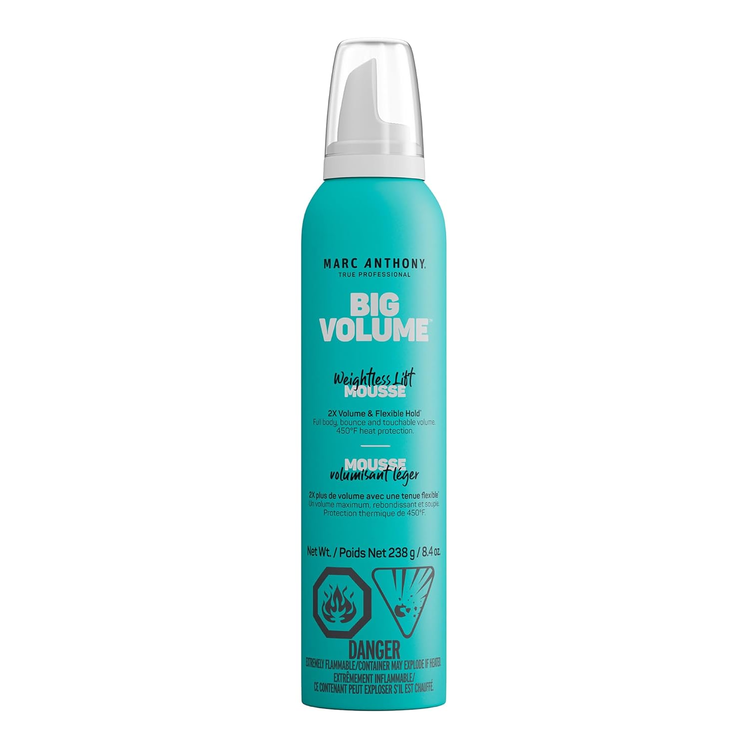 Marc Anthony Volumizing Mousse for Fine Hair - Lightweight, Frizz-Free Marc Anthony Big Volume Hair Mousse for Fine, Thin Hair - Lightweight Volumizing Hair Styler with Flexible Hold for Full Body & Bounce - Frizz-Free & Sulfate-Free Hair Care Product