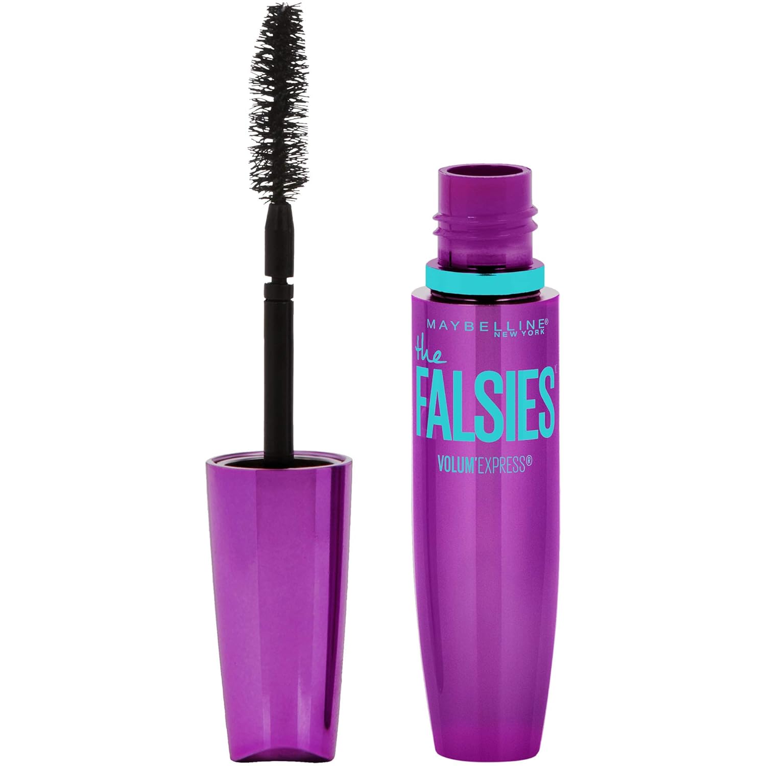 Maybelline Falsies Volumizing Mascara in Blackest Black, Washable Maybelline Volum' Express Falsies Volumizing, Washable Mascara, Blackest Black, 1 Count