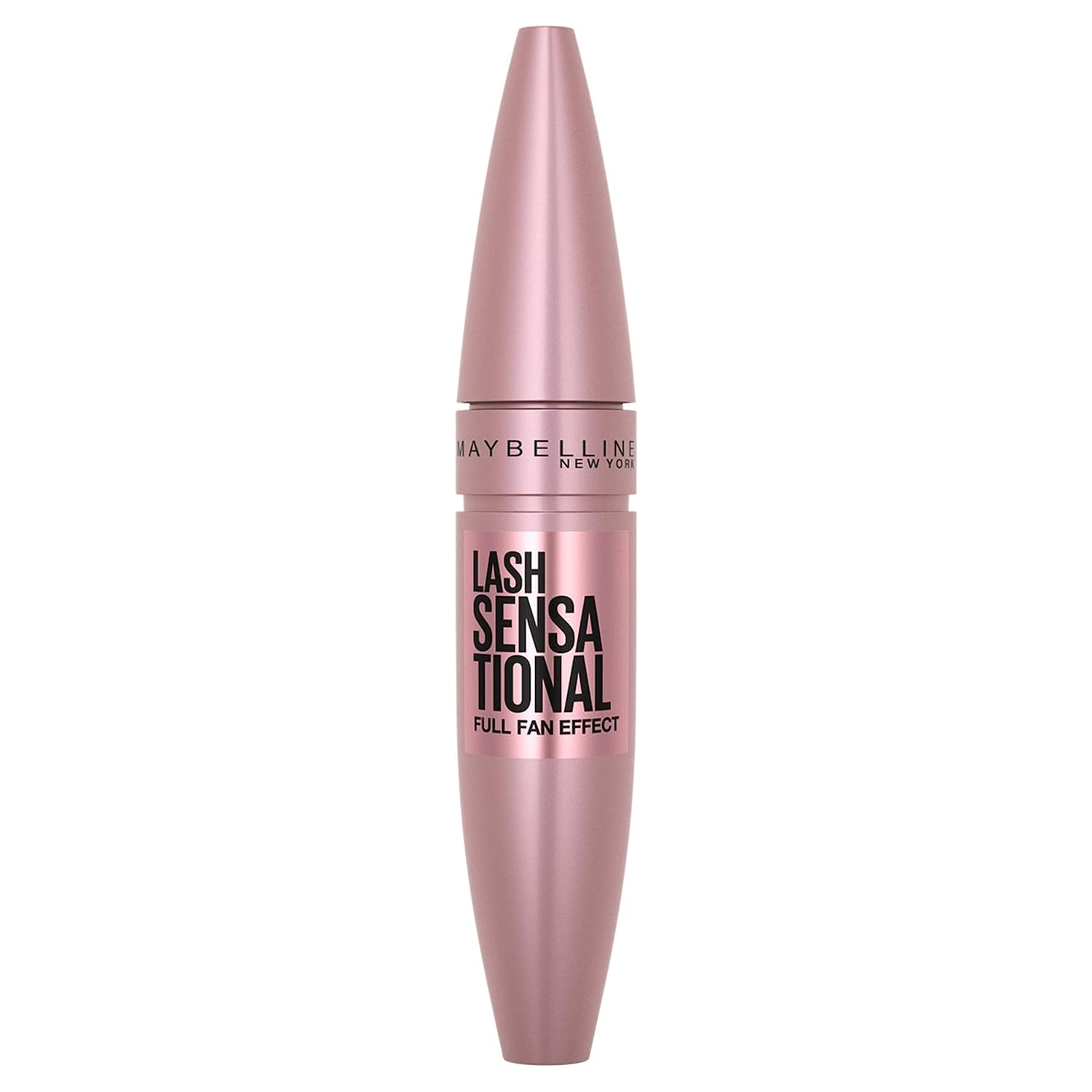 Maybelline Lash Sensational Mascara: Lengthening, Volumizing, Deep Black Finish Maybelline Lash Sensational Washable Mascara, Lengthening and Volumizing for a Full Fan Effect, Blackest Black, 1 Count