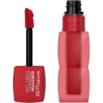 MAYBELLINE Super Stay Teddy Lip Tint, Long Lasting Matte Lipstick for Up To 12HR Wear, Tomato Girl, 1 Count