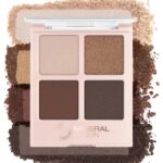 Mineral Fusion Eyeshadow Palette | Vegan Eye Makeup with Matte, Satin, and Shimmer Finishes | Natural, Lightweight Formula (Coffee Break)