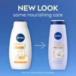 NIVEA White Peach & Jasmine Nourishing Body Wash, 20 Fl Oz - Image 2