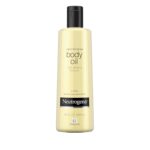 Neutrogena Body Oil Light Sesame Formula, 8.5 fl oz, Radiant Glow Moisturizer for Dry Skin, Bath & Shower Oil For Smooth and Hydrated Skin