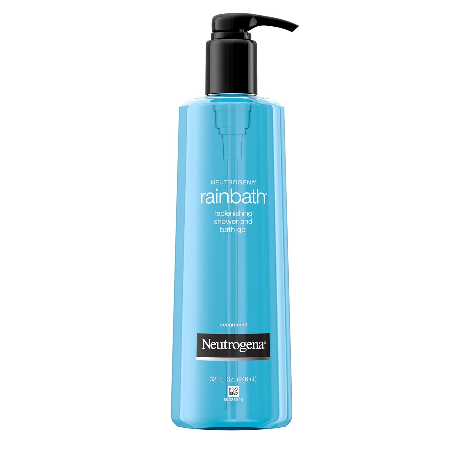 Neutrogena Rainbath Gel: Moisturizing Body Wash with Ocean Mist Scent Neutrogena Rainbath Replenishing Shower and Bath Gel -Refreshing Body Wash with Moisturizing Formula for Soft Skin, Ocean Mist Scent, 32 fl. oz. (946 mL) Pump Bottle