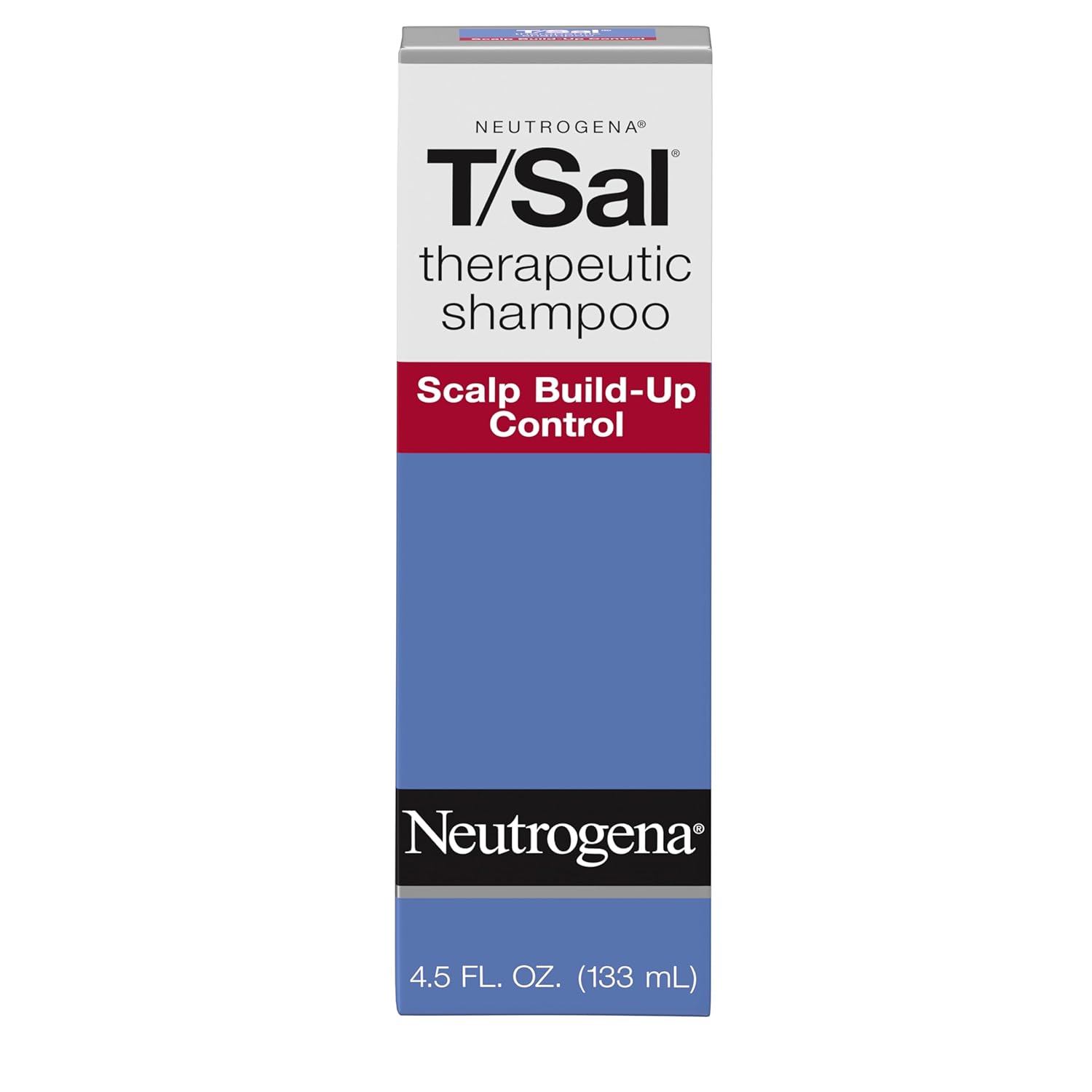 Neutrogena T/Sal Dandruff Shampoo: 3% Salicylic Acid, Fragrance-Free. Neutrogena T/Sal Therapeutic Dandruff Shampoo, Scalp Build-Up Control, 3% Salicylic Acid,Psoriasis Treatment, Seborrheic Dermatitis Shampoo, Clears Flakes, Fragrance Free, 4.5 fl oz