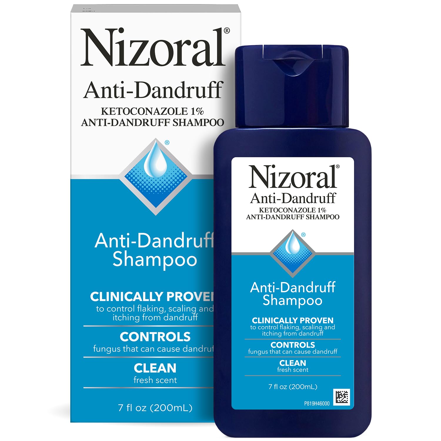 Nizoral 1% Ketoconazole Anti-Dandruff Shampoo, Fresh Scent, 7 oz Nizoral Anti-Dandruff Shampoo with 1% Ketoconazole, Fresh Scent, 7 Fl Oz