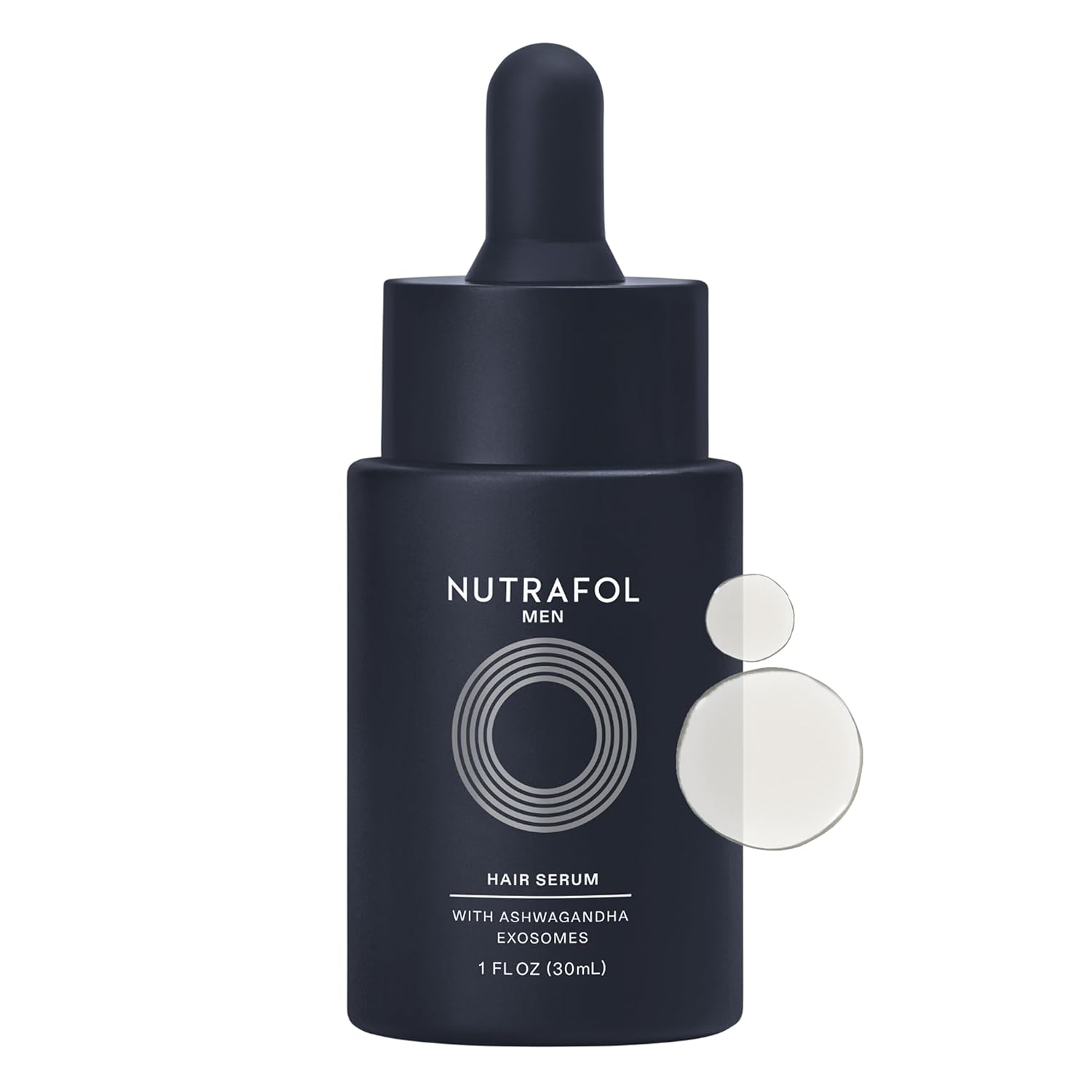 Nutrafol Men's Hair Serum for Thicker, Healthy Hair Daily Use Nutrafol Men's Hair Serum, Clinically Tested to Support Visibly Thicker Hair and Scalp Coverage, Lightweight and Non-Greasy, for Daily Use - 30mL, 1 Bottle