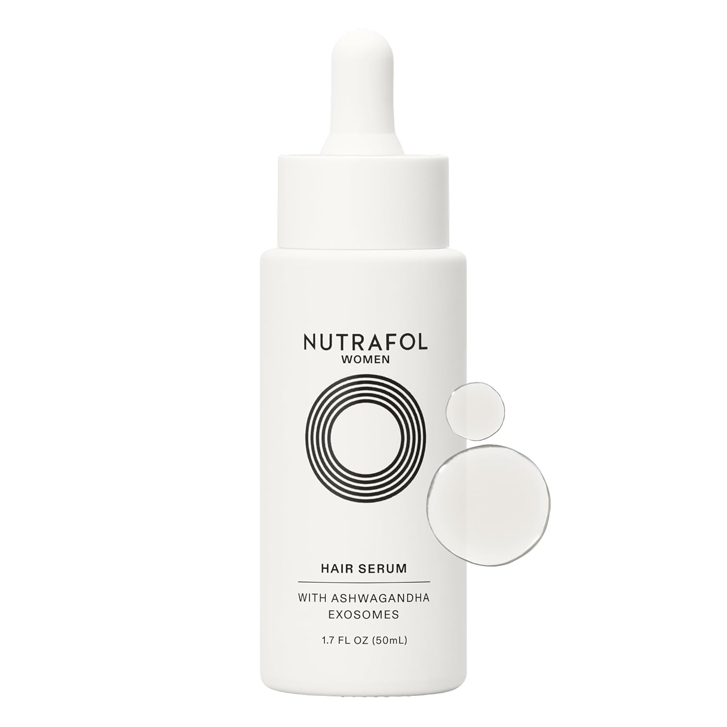 Nutrafol Women’s Hair Serum for Thicker, Stronger Hair. Nutrafol Women's Hair Serum, Supports Visibly Thicker and Stronger Hair, Vegan, Lightweight and Fast-Absorbing