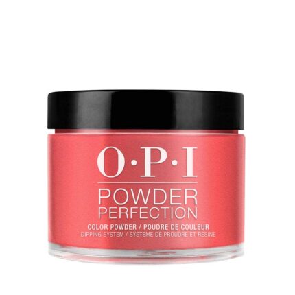 OPI Powder Perfection | Reds | Opaque, Sheer, Crème Nail Dipping Powder | Up to three Weeks of High-Shine Wear | Acrylic Alternative