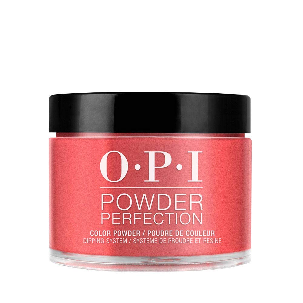 OPI Powder Perfection: Durable, High-Shine Nail Dipping Powders OPI Powder Perfection | Reds | Opaque, Sheer, Crème Nail Dipping Powder | Up to three Weeks of High-Shine Wear | Acrylic Alternative