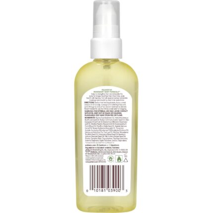 Palmer's Hair Oil, Rosemary Mint Strengthening Hair & Scalp Oil, 3.3 fl. oz, Helps Stimulate Growth, Hydrating & Protecting for Anti-Breakage, Nourishes Dry Roots, Adds Softness & Shine