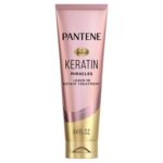 Pantene Keratin Leave-In Conditioner with Argan Oil, Protein Treatment for Dry, Damaged & Color-Treated Hair, Repairs Split Ends & Protects from Damage, Formaldehyde-Free, 8.4 Fl Oz