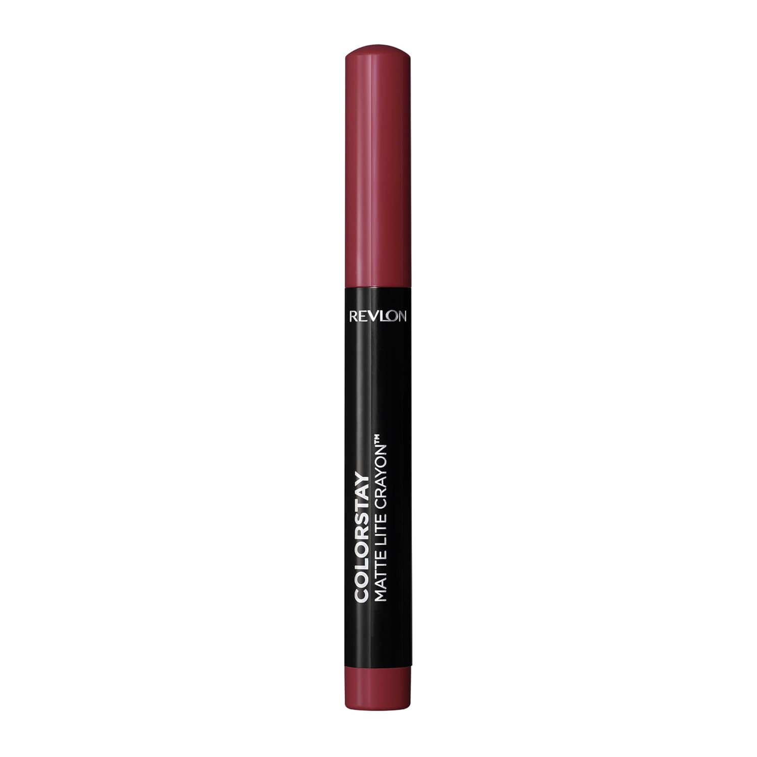 REVLON ColorStay Matte Lite Crayon Lipstick, Smudge-Proof & Water-Resistant REVLON ColorStay Matte Lite Crayon Lipstick with Built-in Sharpener, Smudge-proof, Water-Resistant Non-Drying Lipcolor, 011 Lifted, 0.049 oz