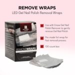 Red Carpet Manicure Gel Polish Remover Foil Wraps – 100 Count - Image 2
