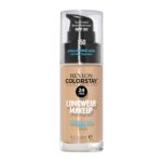 Revlon Liquid Foundation, ColorStay Face Makeup for Normal & Dry Skin, SPF 20, Longwear Medium-Full Coverage with Natural Finish, 150 Buff, 1 Fl Oz