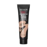 Revlon ColorStay Full Cover Longwear Matte Foundation, Heat & Sweat Resistant Lightweight Face Makeup, 200 Nude, 1.0 fl oz