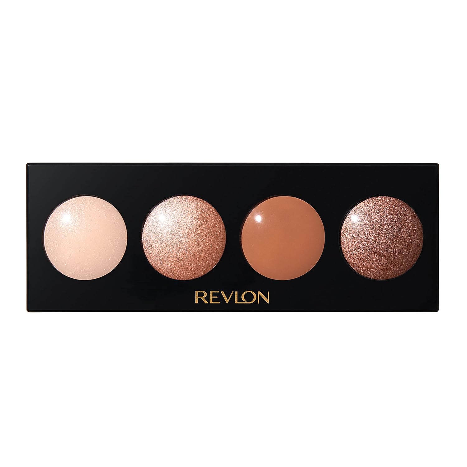 Revlon Crème Eyeshadow Palette: Blendable Matte & Shimmer Shades Revlon Crème Eyeshadow Palette, Illuminance Eye Makeup with Crease- Resistant Ingredients, Creamy Pigmented in Blendable Matte & Shimmer Finishes, 710 Not Just Nudes, 0.12 Oz