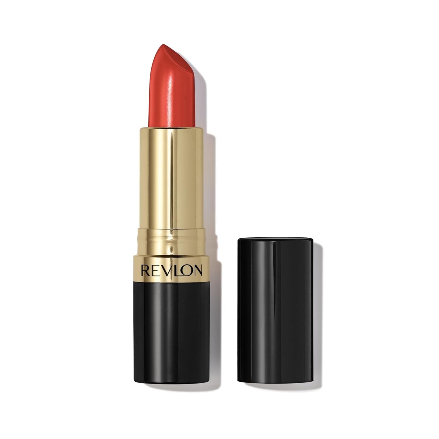 Revlon Super Lustrous Lipstick: Soft, Moisturized, Coral Shade. Revlon Super Lustrous Lipstick, Creamy Formula For Soft, Fuller-Looking Lips, Moisturized Feel, 750 Kiss Me Coral, 0.15 oz