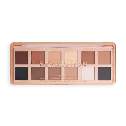 Revolution, The Master Icon Matte Nudes Palette, 12 Shades, High-Impact Pigment, Vegan & Cruelty-Free
