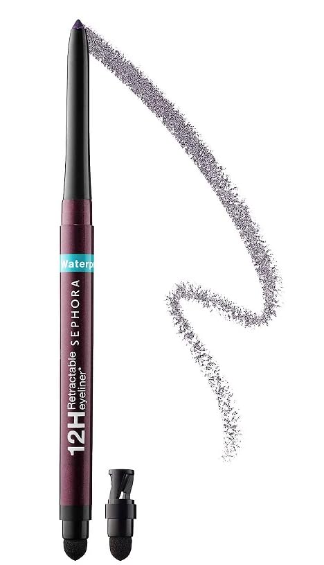 SEPHORA COLLECTION 12HR Waterproof Retractable Eyeliner - Shimmer Plum SEPHORA COLLECTION Waterproof 12HR Retractable Eyeliner Pencil 21- Shimmer Plum