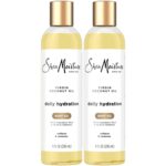 Shea Moisture Body Oil, Daily Hydration 2-Pack – Lightweight, Non-Greasy Moisturizer with 100% Extra Virgin Coconut Oil, Coconut Milk, and Acacia Senegal, 8 Oz Ea