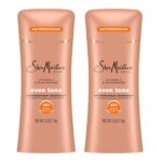 SheaMoisture Antiperspirant Deodorant Stick Even Tone Vitamin C & Niacinamide 2 Count for 48HR Sweat & Odor Protection with No Parabens & No Mineral Oil 2.6 oz
