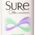 Sure Original Solid Unscented, Anti-Perspirant Deodorant 2.70 oz (Pack Of 3)