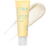 TULA Skincare Protect + Glow Daily Sunscreen SPF, for Dullness & Sun Protection with Prebiotic Extracts & Probiotic Superblend