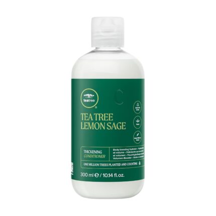 Tea Tree Lemon Sage Thickening Conditioner, Builds Body + Boosts Volume, For Fine Hair