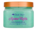 Tree Hut Aurora Nights Shea Sugar Scrub, Exfoliating, Hydrating & Moisturizing Body Scrub with Shea Butter & Nourishing Essential Oils, Smooth & Soften Skin, 18 oz