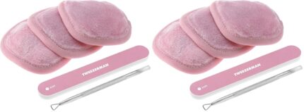 Tweezerman Exclusive Rose Tea Polish Removal Kit (Pack of 2)