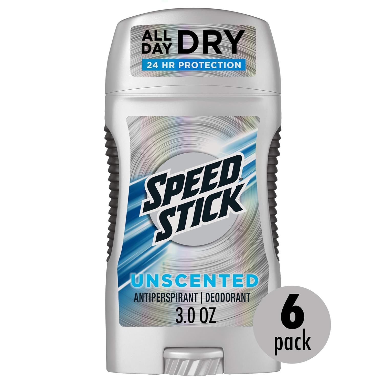 Unscented Speed Stick Power Antiperspirant for Men, 6-Pack Speed Stick Power Antiperspirant Deodorant for Men, Unscented - 3 Ounce, Pack Of 6 (Packaging May Vary)