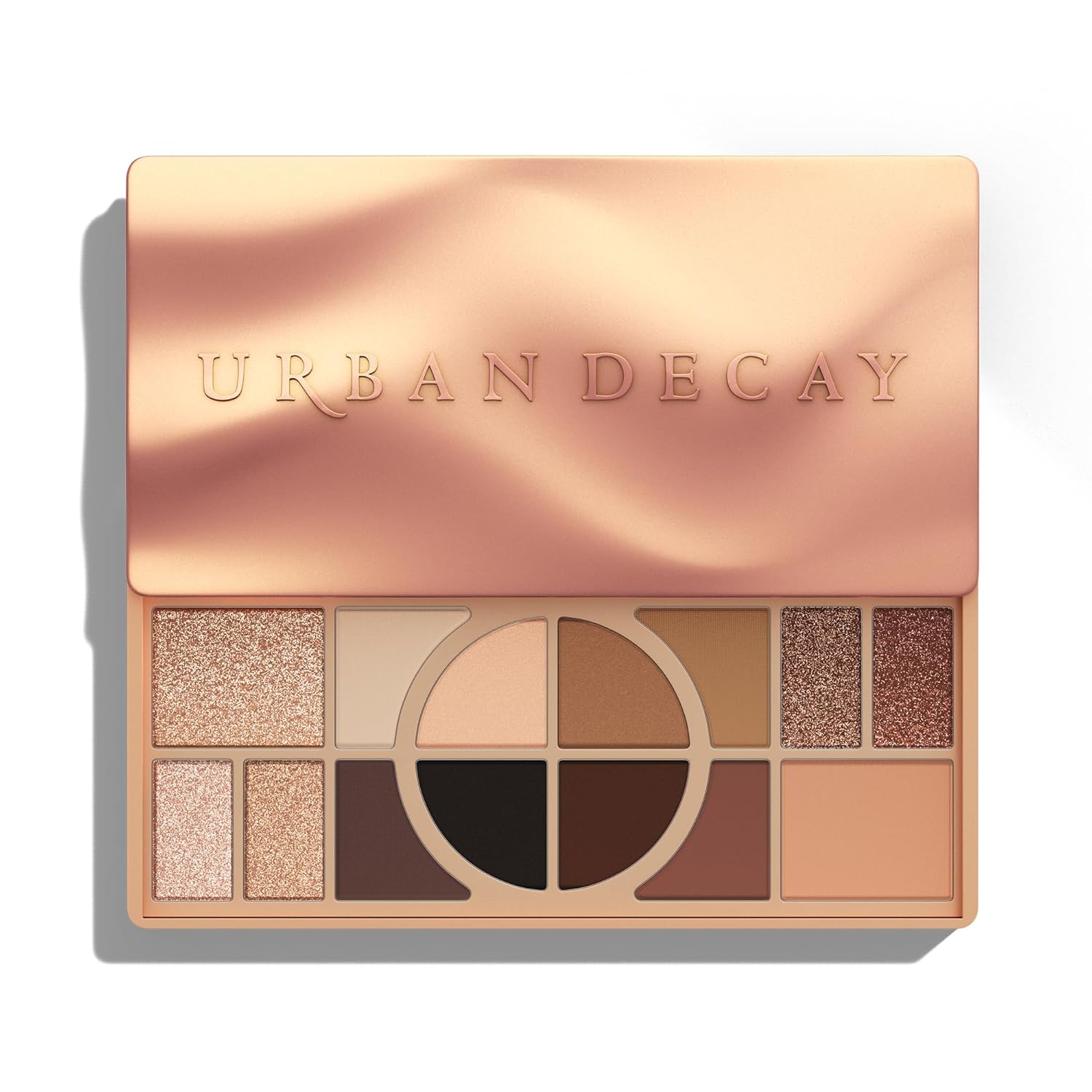 Urban Decay Naked Multi-Use Palette: 14 Long-Lasting Shades Urban Decay Naked Shaped Multi-Use Eyeshadow Palette - Neutral Eye & Face Palette, 14 Crease & Transfer-Resistant Shades, Up to 16HR Wear, Sculpting Creams, Defining Powders, Shimmer Highlighters