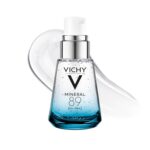 Vichy Mineral 89 Booster, Pure Hyaluronic Acid Serum for Face with Polyglutamic Acid for Skin Barrier Repair, Plumps & Hydrates, Lightweight Hydrating Serum, Oil-Free, Non-Sticky