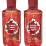 Bath and Body Works Winter Candy Apple Shower Gel Gift Sets 10 Oz 2 Pack (Winter Candy Apple)
