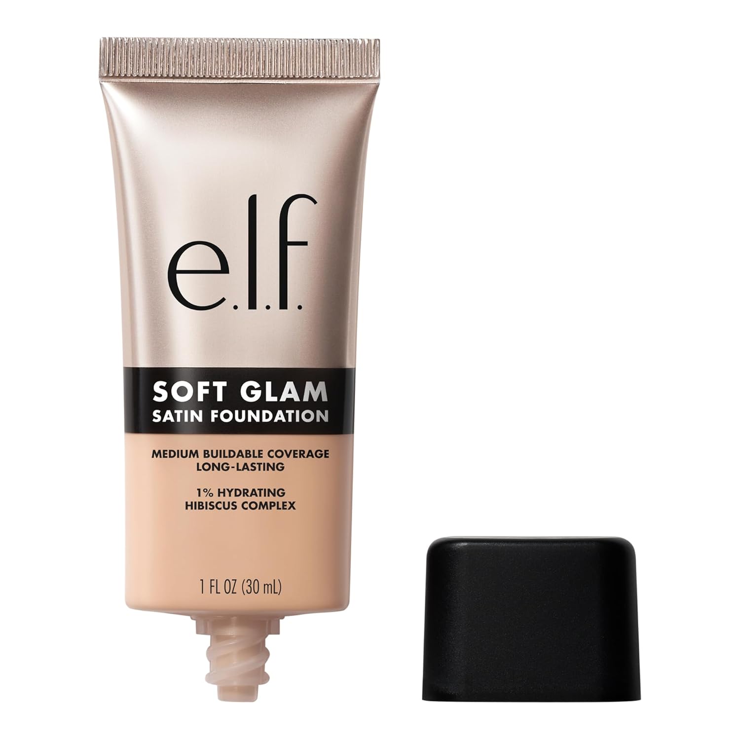 e.l.f. Soft Glam Foundation: Medium Coverage, Vegan, Long-Lasting. e.l.f. Soft Glam Foundation, Medium Coverage, Long-Lasting & Buildable Foundation For A Smooth, Satin Finish, Vegan & Cruelty-Free, 25 Light Neutral