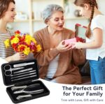 9-in-1 Professional Manicure Pedicure Set with Magnetic Case - Image 7