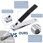 Professional Stainless Steel Nail Clippers Set for Travel - Image 2