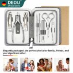 8-in-1 Premium Manicure Set with Luxury Leather Case - Image 5