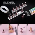 Teenitor 4-Box Nail Charm and Gem Set with Tools - Image 3