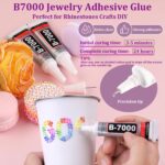38,000-Piece Multicolor Jelly Rhinestones Bedazzling Kit with Glue - Image 3