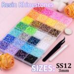 38,000-Piece Multicolor Jelly Rhinestones Bedazzling Kit with Glue - Image 2