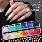 Teenitor Nail Art Kit: Charms, Stickers, Rhinestones, Pearls - Image 3