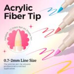 12-Color Nail Art Pen Set for DIY Designs and Manicures - Image 3